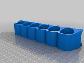 6chisel bottom tool holders & boxes customized 3d print model - Mito3D