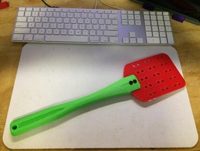 fly swatter household bug bugs flies 3d print model - Mito3D