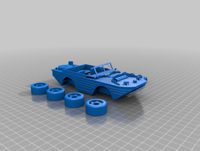 1944 ford duckboat duplo 3d printing 3d print model - Mito3D