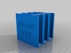 magic cube - big brother euro coin organizer & collector organization sorter organiser 3d print model - Mito3D