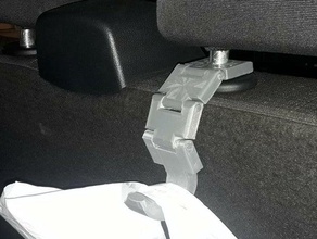 car seat rest hook automotive 3d print model - Mito3D