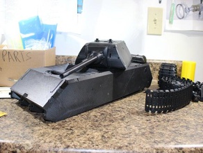 panzer vııı artışı 1 16 model gövde hobi 3d print model - Mito3D
