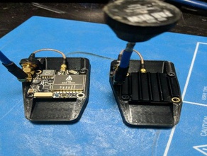 vtx naca kanalı pod r c araçlar 5 8 ghz H betaflight eachine gerçek kanat yarış inav vtx-mount anten sahibi monte edin 3d print model - Mito3D