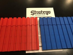 stratego-Einheit-Halter Spiele Brettspiel boardgames Strategie-Spiel 3d print model - Mito3D