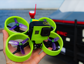 chilli fpv flexible ducts protectors kelpie 3 inch cinewhoop r c vehicles 3inch actuna chillifpv drone duct ducty monsterquads 3d print model - Mito3D