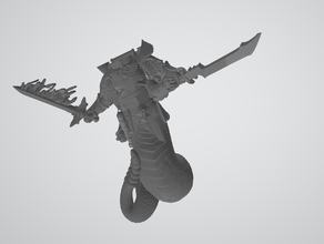 fulgrim demone cadavere modelli 40k daemon ferite warhammer 3d print model - Mito3D