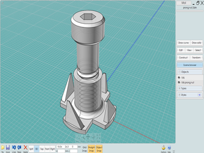 m6 prong nut learning 3d print model - Mito3D
