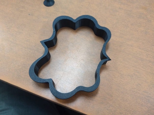 vignette cookie-cutter Essen & trinken cookie cookiecutter cutter 3D print model - Mito3D