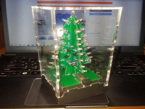 battery box christmas tree diy kit 3d print model - Mito3D