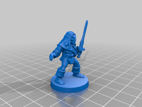 heroquest elf repaired toy & game accessories d&d dungeons dragons games workshop 3d print model - Mito3D