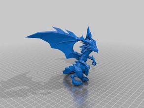 high midgardsormr dragalia lost creatures 3d model dragon 3d print model - Mito3D