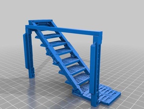 floating side stairs toys & games warlayer 3d print model - Mito3D