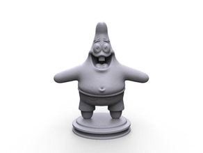 patricio estrella juegos y juguetes 3dprintable de dibujos animados personaje nickelodeon spongebob squarepants las estrellas mar juguete 3d print model - Mito3D