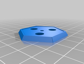 meine angepasste hex-base-6,3-mm-Magneten Spiele kundengebundene 3d print model - Mito3D