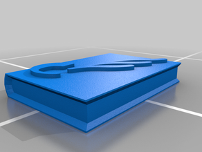 middlesex library logo book 3d print model - Mito3D