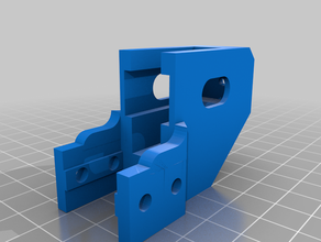 ender 3 y-axis belt tensioner remix extended mount 3d printer parts 3d print model - Mito3D