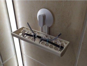 wall glasses holder ikea stugvik bathroom 3d print model - Mito3D