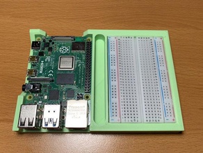 bumper raspberry pi 4 proto board electronics protoboard prototype 3 case 3d print model - Mito3D