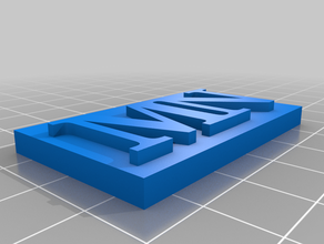 key-chain-mn - ra-l mancebo 3d-drucken 3d print model - Mito3D