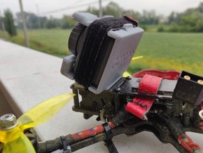 toughmount - dji osmo action fpv drone r c véhicules support de caméra eachine assistant gopro montage le mont x220hv 3d print model - Mito3D