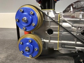 cam gear cara remix ej20 subaru motor juguetes mecánicos 3d print model - Mito3D