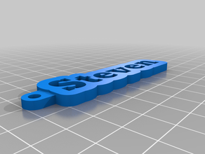 my customized key chain steven keychains 3d print model - Mito3D