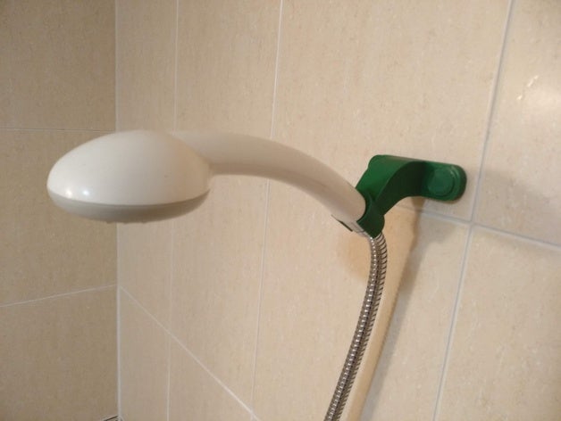 appuyez sur porte de douche la salle bains accessoires 3D print model - Mito3D