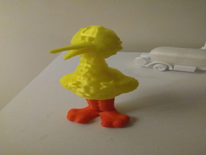 big bird de apilamiento puzzle puzzles la gente pequeña los muppets sesame street niño pequeño 3d print model - Mito3D