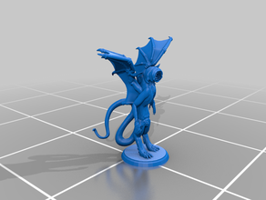 starfinder garaggakal games bestiary dungeons dragons miniature miniatures pathfinder roleplaying rpg space vampire sunrise maiden tabletop 3d print model - Mito3D