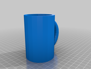 insulated mug big 3d printing cup 3d print model - Mito3D