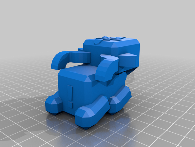 preguiça de cabra animais 3D print model - Mito3D