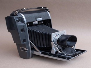 polaroid 110 sunshade & 52mm filteradapter camera 3d print model - Mito3D