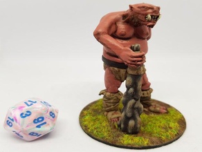ogre 28mm tabletop roleplaying creatures 28mm dnd dnd miniature miniature miniature 28mm ogre roleplaying rpg
