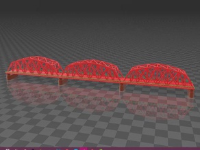 puente carretero - sgo del estero arg Gebäude & Strukturen Brücke santiago 3d print model - Mito3D