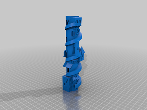 mezuza caso torre sculture titolare judaica mezuzah 3d print model - Mito3D