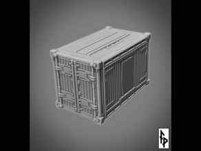 shipping crate kit games 28mm miniature 32mm 40k boardgame boardgames fantasy game gaming infinity killteam kill team miniatures scenery necromunda roleplaying rpg scatter terrain science fiction scifi starfinder star wars thisisnotatest wargame wargaming warhammer wayfarer 3d print model - Mito3D