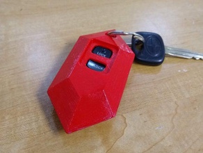zelda Rupie toyota scion Schlüsselanhänger-Fall keychain keyfob keyring 3d print model - Mito3D