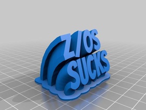 z os office customized 3d print model - Mito3D