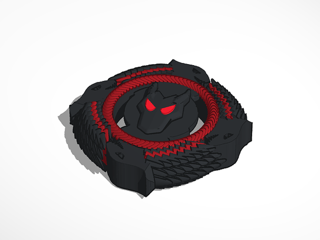 escalas de jabberwock 8' cambio xt+ La impresión en 3d beyblade ráfaga cho-z estallido la capa 3D print model - Mito3D