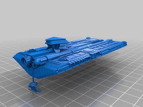 uss saratogo space above beyond hobby 3d print model - Mito3D