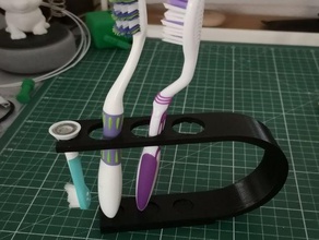 porte-brosse à dents la salle de bains brosse dent le titulaire 3d print model - Mito3D