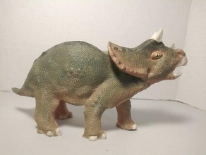 baby triceratops animals dinosaur dinosaurs 3d print model - Mito3D