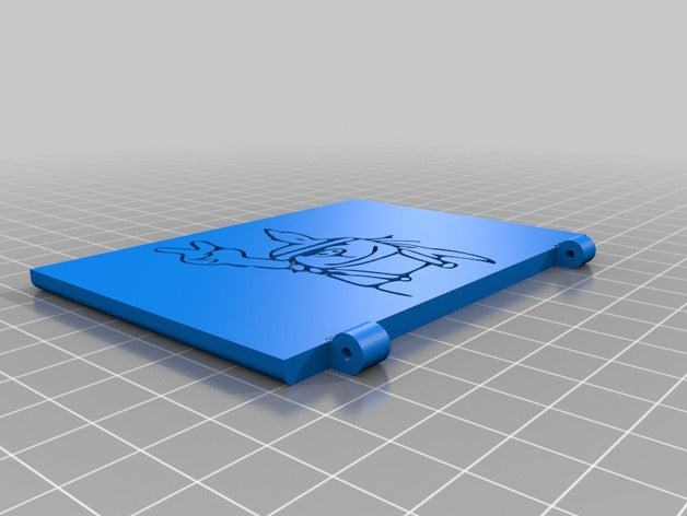 stampabile coperchio del display superiore Stampante 3d parti remix 3D print model - Mito3D