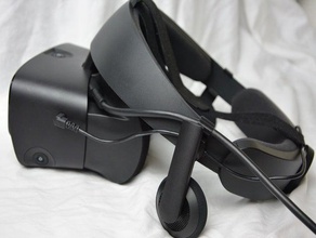 oculus rift s cv1 headphone adapter video games 3d print model - Mito3D