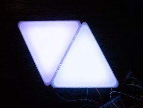 triangle light - nanoleaf household decoration 3d print model - Mito3D