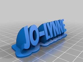 jo-lynne ofis özelleştirilmiş 3d print model - Mito3D