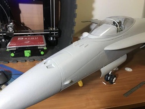 freewing f-18c iff pássaro segmentações de dados antenas r c veículos 3d print model - Mito3D