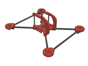tootti 115mm palillo de dientes marco r c vehículos personalizado drone el fpv carreras drones whoop 3d print model - Mito3D