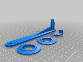parte superior del filamento de la guía Impresora 3d las piezas creality ender 3 el 3d print model - Mito3D