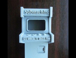 submachine Spiel Modell-Möbel arcade-cabinet 3d print model - Mito3D